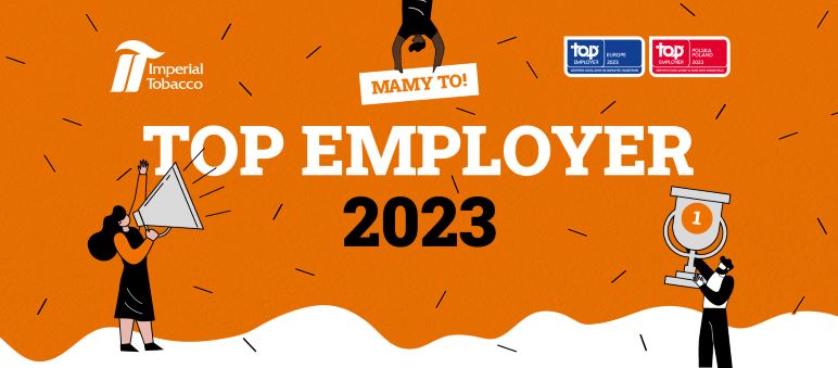 Top Employer 2023 trafia ponownie do Imperial Tobacco!